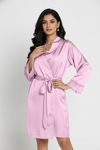 Zivame Luxe Satin 5 Pc Sleep Set - Bridal Rose — thumbnail 3